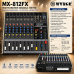 MX-812FX Επαγγελματική Κονσόλα 8 Καναλιών DSP Pro Echo USB/MP3 Player