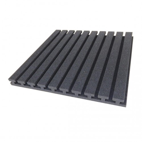 Ηχοαπορροφητικό LINES πάχους 45mm Σκούρο Ανθρακί 60x60cm