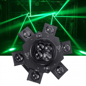 Ρομποτική κεφαλή με 6+4 Led δέσμες Beam Eye Light +2 Laser + 2 Strob Φωτισμό 