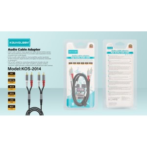 ΚΑΛΩΔΙΟ ΗΧΟΥ 2 RCA ΣΕ 2 RCA 1.5Μ