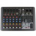 AMS-8 Μίκτης 8 Καναλιών / 99Εφέ / Usb/Mp3-Bluetooth-Εγγραφή/usb