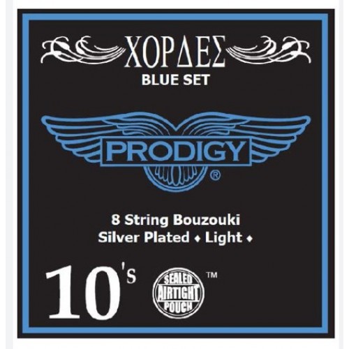 Xορδές 8χορδου Μπουζουκιού PRODIGY Blue 10s