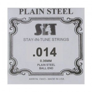 SIT Plain Steel 014p (B) String για Λύρα-κιθάρα