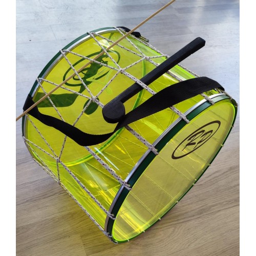 Επαγγελματικό Νταούλι Διαφανές 18" λαχανί με ιμάντα μεταφοράς