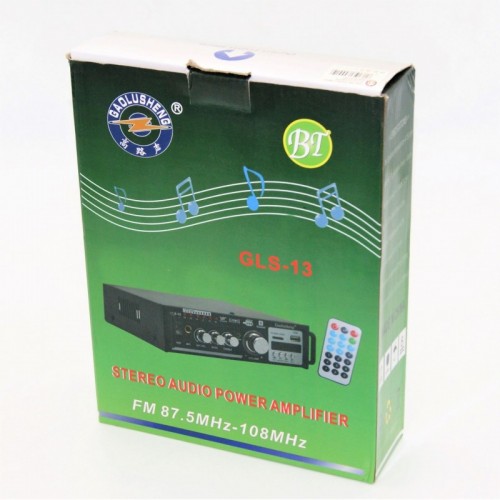 GLS-13 ΡΑΔΙΟ LCD ΕΝΙΣΧΥΤΗΣ BLUETOOTH-USB -MP3-ΤΗΛΕΧΕΙΡΙΣΤΗΡΙΟ 100W