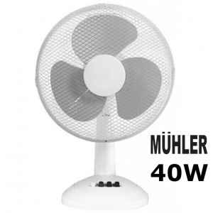 Ανεμιστήρας Επιτραπέζιος Γραφείου MUHLER ES1760 40W