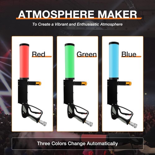 DJ LED Co2 Κανόνι-Πιστόλι καπνού PARTY FOG 