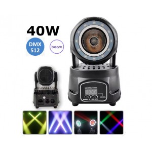 Κινητή Ρομποτική Κεφαλή Beam Light RGBW 40W DMX