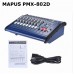 Κονσόλα-Μίκτης Αυτοενισχυόμενη MAPUS PMX-802DL Σύνδεση με ηχεία 800W