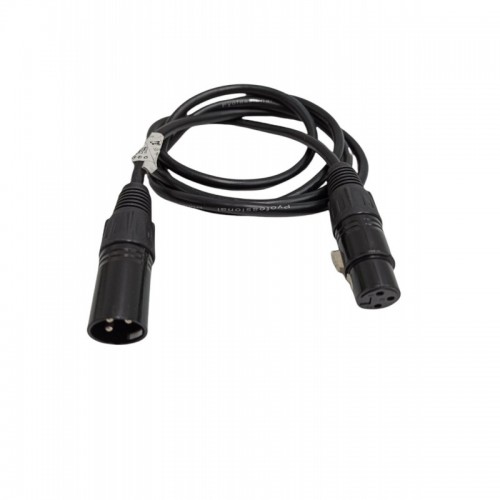 ΚΑΛΩΔΙΟ 150cm ΓΙΑ DMX ΜΑΥΡΟ ΑΛΟΥΜΙΝΙΟΥ