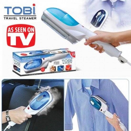 Tobi Travel Steamer Ατμοκαθαριστής Ρούχων Χειρός Λευκό