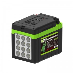 Φορητή Ηλιακή μπαταρία αποθήκευσης Gdsuper 12v 15ah Gd-1215