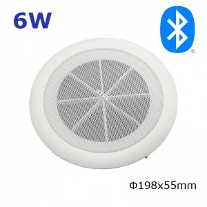 ΗΧΕΙΟ 6'' ΛΕΥΚΟ ΓΙΑ ΤΑΒΑΝΙ ΜΕ BLUETOOTH Φ198x55mm 6W