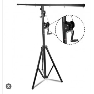SpTek-3000 Επαγγελματική βάση φώτων με τροχαλία 3.00m ύψος max.
