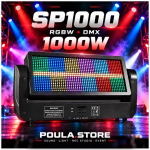 SP100 Ρομποτικό Strobe-Spot RGBW Φωτορυθμικό DMX 1000W