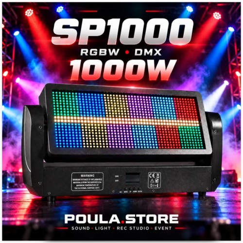 SP100 Ρομποτικό Strobe-Spot RGBW Φωτορυθμικό DMX 1000W SP100 Ρομποτικό Strobe-Spot RGBW Φωτορυθμικό DMX 1000W