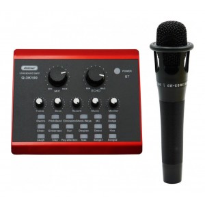  Εξωτερική κάρτα ήχου και μικρόφωνο STUDIO Q-SK100