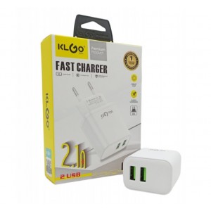 ΤΑΧΥΦΟΡΤΙΣΤΗΣ 2.1Α ΜΕ 2 ΘΥΡΕΣ USB KC-11