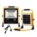 Φορητός Ηλιακός Προβολέας LED 100W με Βάση Επαναφορτιζόμενος Αδιάβροχος 
