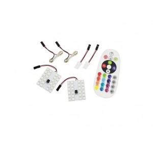 ΣΕΤ LED ΛΑΜΠΕΣ ΠΛΑΦΟΝΙΕΡΑΣ RGB 12V TY-00034