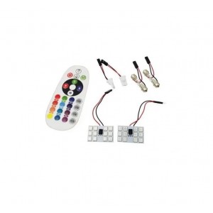 ΣΕΤ LED ΛΑΜΠΕΣ ΠΛΑΦΟΝΙΕΡΑΣ RGB 12V TY-00036