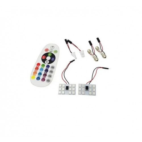 ΣΕΤ LED ΛΑΜΠΕΣ ΠΛΑΦΟΝΙΕΡΑΣ RGB 12V TY-00036