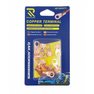 ΧΑΛΚΙΝΑ ΤΕΡΜΑΤΙΚΑ ΚΑΛΩΔΙΩΝ 20Α ΣΕΤ 12ΤΜΧ W04470