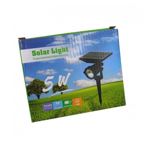 ΗΛΙΑΚΟ ΠΡΟΒΟΛΑΚΙ ΧΩΜΑΤΟΣ 5W ΠΡΑΣΙΝΟ RZ-01301