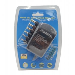 UNIVERSAL ΤΡΟΦΟΔΟΤΙΚΟ 2.5A/30W ΜΕ 6 ΒΥΣΜΑΤΑ YC668