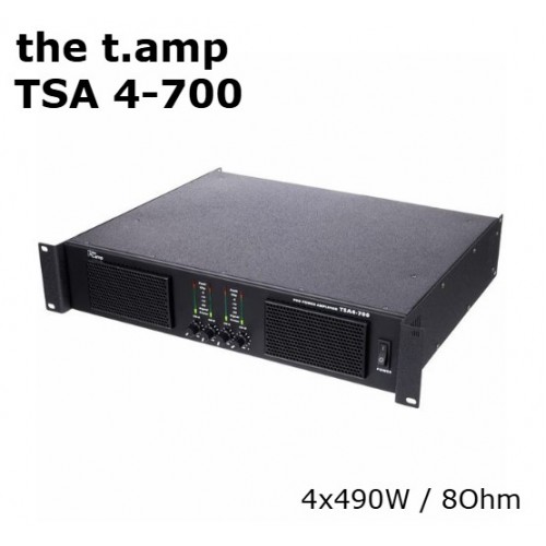 TSA 4-700 Ενισχυτής Τετρακάναλος  4 x 490 W/ 8 Ohm