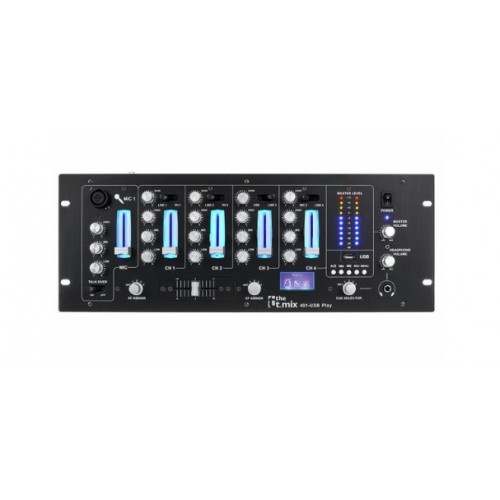 401 DJ ΜΙΚΤΗΣ ΜΕ 4 ΚΑΝΑΛΙΑ ΜΕ with USB Player