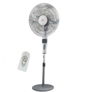 Ασύρματος ανεμιστήρας 60W 16″ FS-40 Prandtex Γκρι