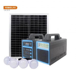 LM-3618 Φωτοβολταϊκό πακέτο με φωτισμό-Usb mp3-Ράδιο με 50΄ ώρες