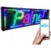 Πίνακας LED φωτισμού εξωτερικού χώρου πολύχρωμα γράμματα RGB 200x40cm