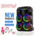WHY-8888 Φορητός Ενισχυτής BT Ηχείο 8" Extra Bass 200W