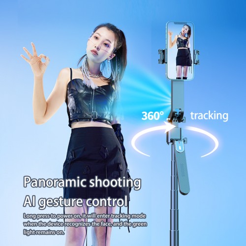 Q185 Selfie Stick AI Gimbal Αυτόματη Παρακολούθηση Προσώπου Bluetooth τηλεχειριστήριο