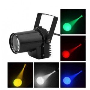 Mini Spotlight Stage Light Κανονάκι με δέσμη για disco μπάλα 5W
