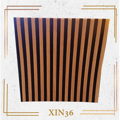 Ηχοαπορροφητικό Αφρώδες Αυτοκόλλητα πάνελ ανάγλυφο ξύλου 67x67cm XIN36 