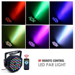 LED RGB DJ 36 Par Φώτα σκηνής Aσύρματο χειριστήριο-dmx