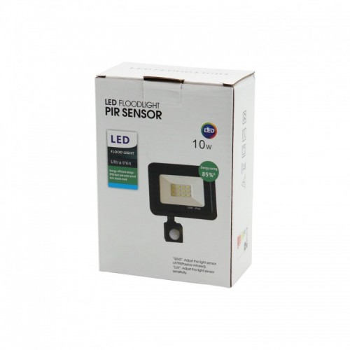 LED ΠΡΟΒΟΛΕΑΣ 10W ΜΕ PIR SENSOR ΑΙΣΘΗΤΗΡΑ ΚΙΝΗΣΗΣ