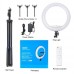RING LIGHT 18'' ΜΕ ΤΗΛΕΧΕΙΡΙΣΤΗΡΙΟ LJJ-45 ΦΩΤΟΓΡΑΦΙΚΟ ΦΩΤΙΣΤΙΚΟ ΔΑΧΤΥΛΙΔΙ 45cm