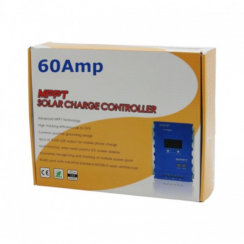 ΗΛΙΑΚΟΣ ΕΛΕΓΚΤΗΣ ΦΟΡΤΙΣΗΣ 60A HY60A ΤΕΧΝΟΛΟΓΙΑ MPPT