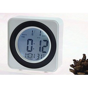 Ψηφιακό ρολόι οθόνης LCD DS-3616 γραφείο - φωνητικός έλεγχος ταμπλό -ξυπνητήρι