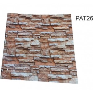 Αυτοκόλλητη ταπετσαρία Δαπέδου Πολύχρωμη 60x60cm Aδιάβροχη PAT26