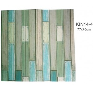 Αφρώδες ταπετσαρία τοίχου 70x70cm Αυτοκόλλητη Αδιάβροχη KIN14-4