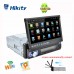 Hikity 1 din Car Player Player Αναδιπλούμενη Android-GPS-Wifi