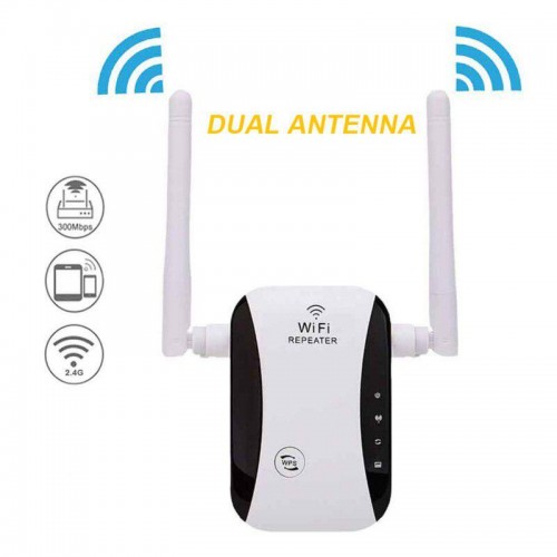 KP300 300Mbps 2.4G Ενισχυτής σήματος WiFi Repeater Router WiFi