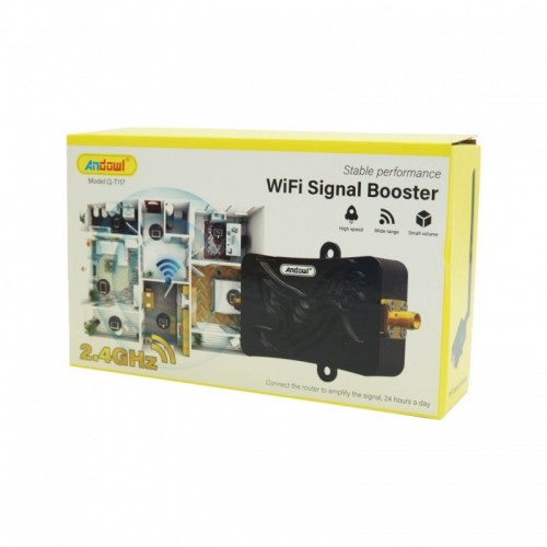 Ενισχυτής σήματος 1x4 Wifi Q-T117 Andowl 2.4~2.5Ghz