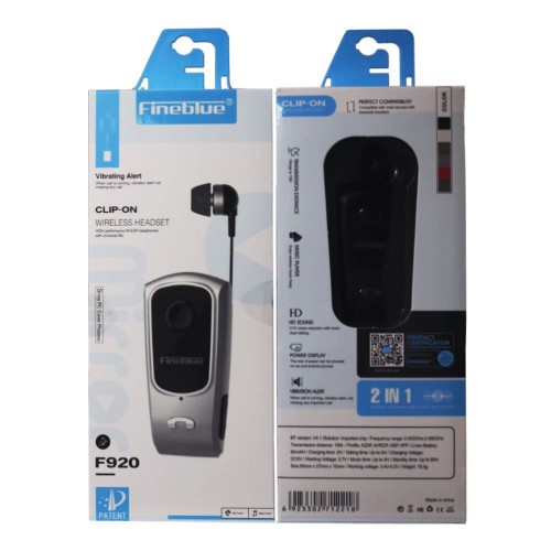 Ακουστικό Ασύρματο Fineblue F920 bluetooth hands free -12 ώρες συνεχόμενης χρήσης