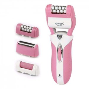 Gemei GM-3052 Ασύρματο αποτριχωτικό (ροζ) 3 σε 1